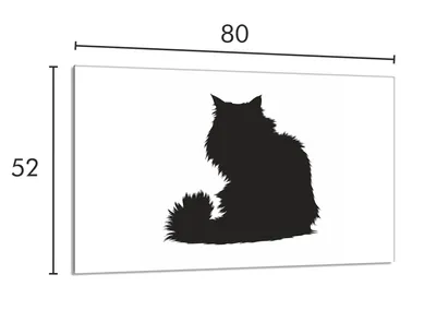 Produktbild von Glasschutzplatte für den Herd 80x52 Cat