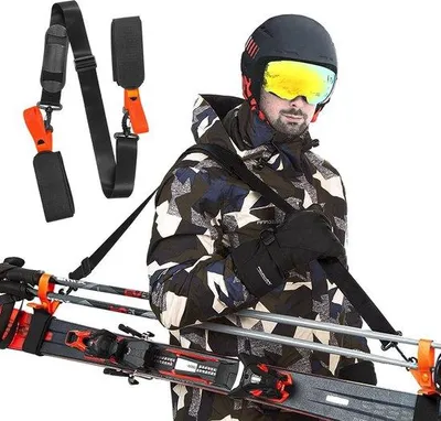 Productafbeelding van Verstelbare Draagriem voor Ski's en Stokken