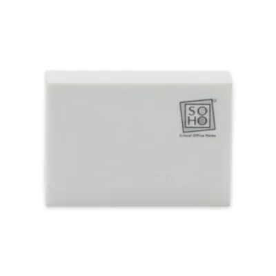 Produktbild von radiergummi-Rechteck 2,5 x 6 cm weiß
