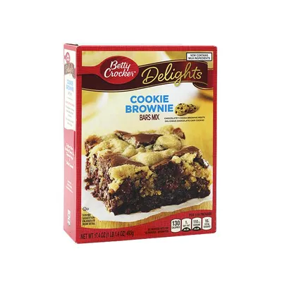 Produktbild von Betty Crocker Delights Cookie Brownie Bars Mix
