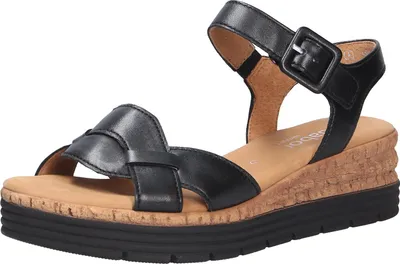 Produktbild von Gabor GENUA Damen Sandalette - Riemchen Sandalen schwarz Elegant NEU