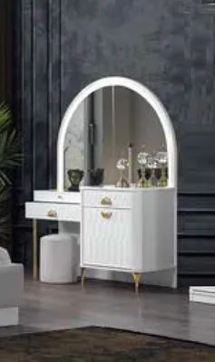 Obrázek produktu pro Schminktisch Konsolen Sekretär Schminktische Spiegel Schlafzimmer Italien Möbel