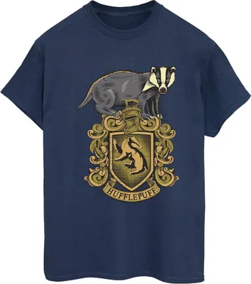 Obrázek produktu pro Harry Potter - dámské tričko "Hufflepuff" BI28070 (S) (námořnická modrá)