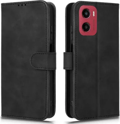 Produktbild von Motorola Moto G05 / E15 Hülle - Coverup Klapphülle - Schwarz