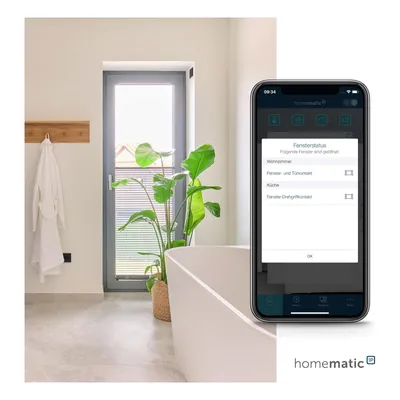 Image de Contact de porte et fenêtre Homematic IP, couleur:noir