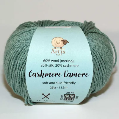 Produktbild von Cashmere „L'amore“ Art'is Yarn 20 % Kaschmir, 20 % Seide, 60 % Merino (37 Knäuel)