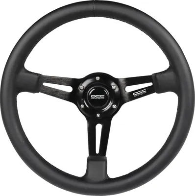 Zdjęcie produktu dla Kierownica wyścigowa OCC Motorsport OCCVOL016 Czarna skóra Ø 35 cm
