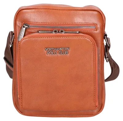 Produktbild von Herren Messenger Bag Schwarz  PolyurethanVerstellbarer Schultergurt Black B UNICA 19x22x6 cm