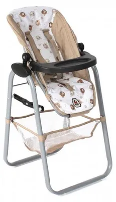 Image de Chaise haute oursons poupée - bayer chic 2000 - 65563 - accessoire poupon