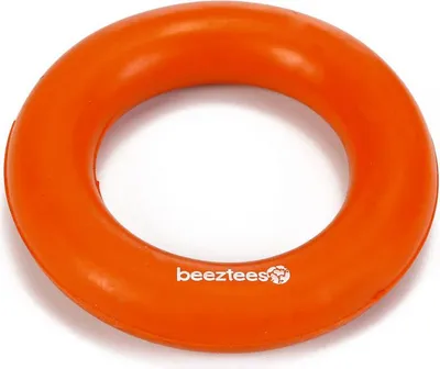 Produktbild von Beeztees Massiv Ring - Hundespielzeug - orange - 9 cm