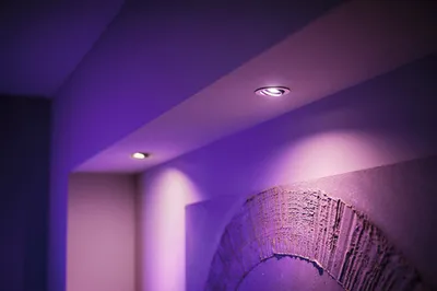 Produktbild von LED zápustné osvetlenie Philips HUE Centura RGB 5,7 W 350 lm 2000-6500 K biele - kompatibilné so SMART HOME by hornbach