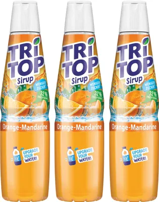 Produktbild von Tri Top Getränke-Sirup Orange-Mandarine 600ml - kalorienarm (3er Pack)