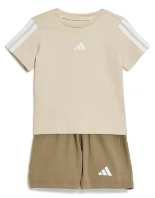 Produktbild von adidas Unisex Baby Essentials Set Track_Suit, Crystal Linen/white, 9-12 Months