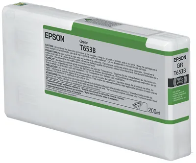 Produktbild von Epson Tintenpatrone grün T 653 200 ml              T 653B
