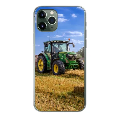 Produktbild von MuchoWow® Handyhülle Schutzhülle Hülle für iPhone 11 Pro Traktor - Bauernhof - Heu - Feld - Sonne - Landleben Silikon Softcase Handy Hülle - Handy