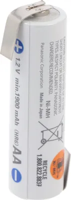 Produktbild von Panasonic eneloop Standard BK-3MCC Mignon AA mit Lötfahne in Z-Form
