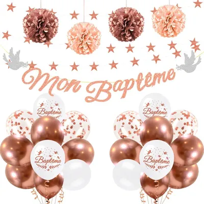 Party-Dekoration Roségold für Geburtstag