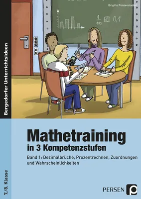 Produktbild von Mathetraining in 3 Kompetenzstufen - 7./8. Klasse