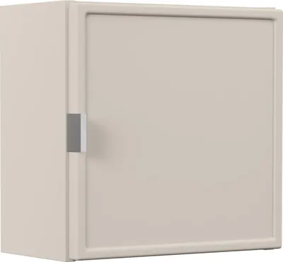 Produktbild von Hängender Badezimmerschrank 35X35 Cm Kaschmir Matt 1 Tür Gefräst