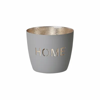 Immagine prodotto di Gift Company Windlicht Madras Home M, Teelichthalter, Kerzenhalter, Eisen, Flannel, Gold, 8.5 cm, 1030504030