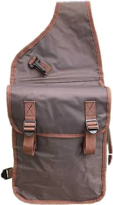 Immagine prodotto di Marjoman Distribucion Borsa da sella in nylon con 2 fibbie Marrone  Marrone Taglia unica