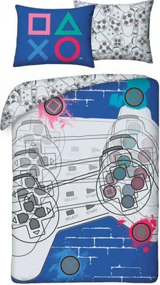 Immagine prodotto di Set da camera per bambini Playstation, 140 x 200 cm, 70 x 90 cm