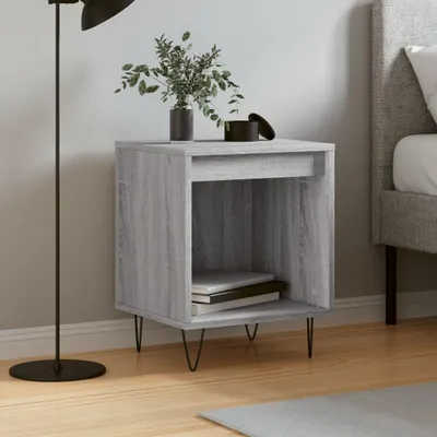 Obrázek produktu pro vidaXL Noční stolek Grey Sonoma 40x35x50 cm výrobek ze dřeva