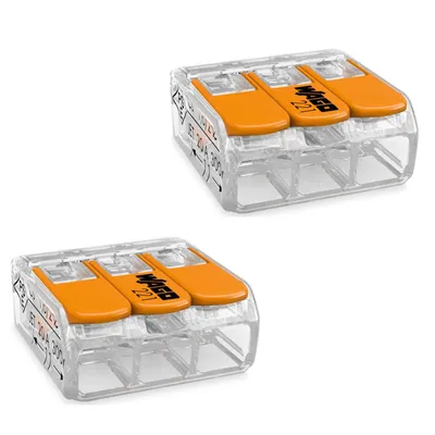 Produktbild von Verbindungsklemmen 3-polig 0.14-4 mm² 221-415 - 2 Stück