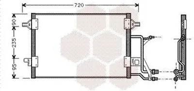 Immagine prodotto di VAN WEZEL CONDIZIONATORE D'ARIA CONDENSATORE D'ARIA senza essiccatore