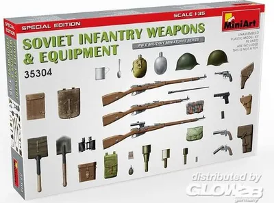 Image de MiniArt 35304 Armes et équipement de l'infanterie soviétique Kit de modélisme 1:35 dans son emballage d'origine