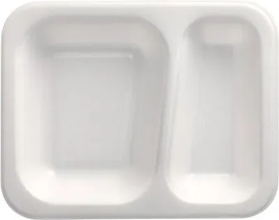 Produktbild von Siegelschalen, XPS 2-geteilt 725 ml 4,2 cm x 18,5 cm x 23,5 cm weiss laminiert
