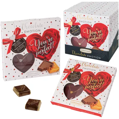 Produktbild von Günthart 12 Pralinen Präsente mit Herz-Kette