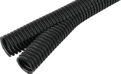 Produktbild von 25 Meter Kunststoffwellrohr Co-Flex PP-UV, geschlitzt, schwarz, NW 45 mm 38404500