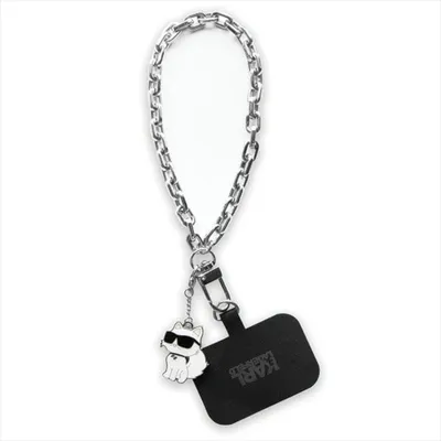 Produktbild von Karl Lagerfeld Choupette Telefon-Anhänger - Silber