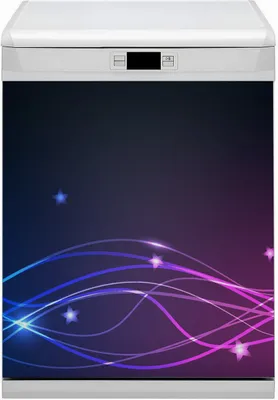 Produktbild von Magnet für Spülmaschine Abwaschbar 60x80 cm Magnet für Spülmaschine Magnetmatte Nachbildung - Abstraktionskosmos