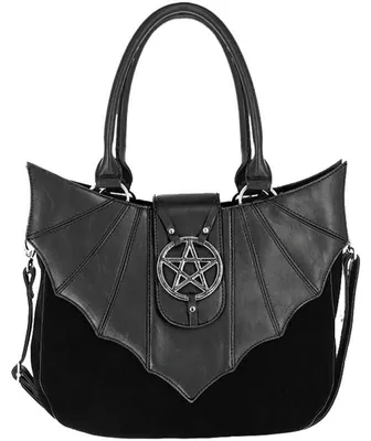 Produktbild von Restyle Samt Handtasche - Ominous