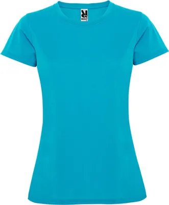 Produktbild von Roly CA0423 | Damen Montecarlo T-Shirt, Piqué - Farbe: Turquoise 12 - Größe: S