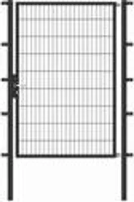 Produktbild von Alberts Einzeltor Flexo mit Zubehör, zum Einbetonieren, anthrazit, Breite 125 cm, Höhe 180 cm