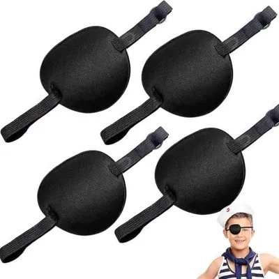 Zdjęcie produktu dla Opaska na oczy do spania cosplay czarna dla dorosłych dzieci