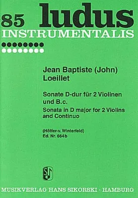 Produktbild von Sonate Für 2 Violinen und BcStimmen
