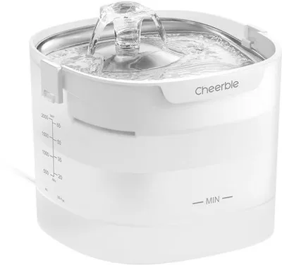 Produktbild von E1S-Katzenbrunnen, Edelstahl, ohne Pumpe, 23 dB, 2 Liter