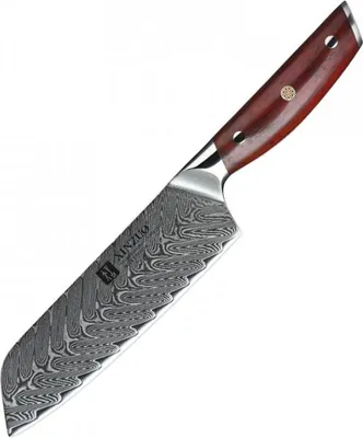 Produktbild von XinZuo - Damast Santokumesser - B27 Yi Serie