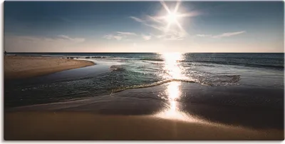 Produktbild von ARTland Leinwandbild Sylt IV Größe: 100x50 cm
