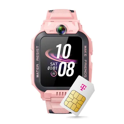 Produktbild von Watch Phone Z7 Kinder Smartwatch Rosa – Die smarte Uhr für Ihre Kleinen im Telekom Tarif
