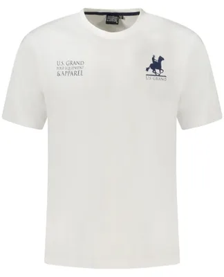 Immagine prodotto di Maglietta da uomo U.S. GRAND POLO bianca AU02651_BI6BIANCO: Taglia - XL Taglia: XL