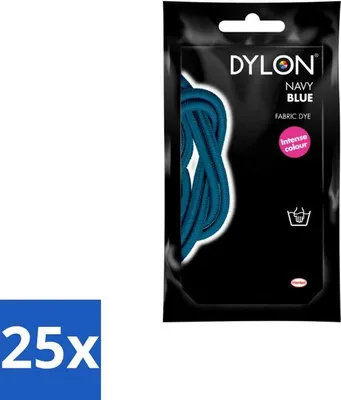 Image de Teinture textile DYLON bleu marine, 50 g, lot de 25