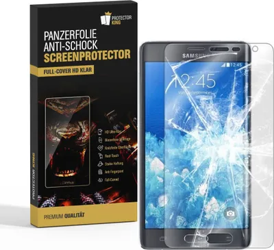Produktbild von 6x Panzerfolie für Samsung Galaxy Note Ege FULL COVER Displayschutzfolie HD KLAR