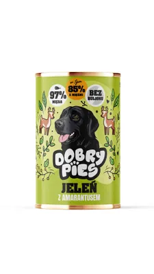 Zdjęcie produktu dla DOBRI PITI Elenko z amarantem - mokra karma dla psów - 400g