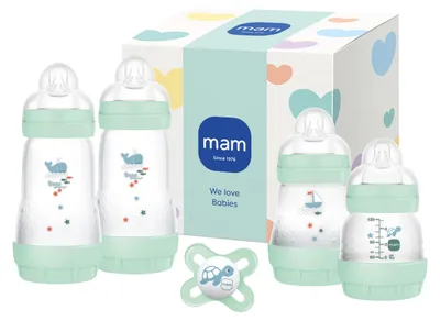 Produktbild von MAM Easy Start Anti-Colic Neugeborenen-Set | Babyflaschen | 4 Flaschen +