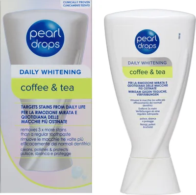 Produktbild von PEARL DROPS Zahnpasta für Kaffee und Tee, 50 ml